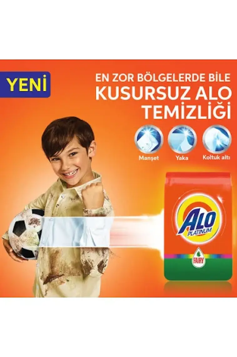 Alo Platinum 5 kg Toz Çamaşır Deterjanı Fairy Etkili Renkliler İçin