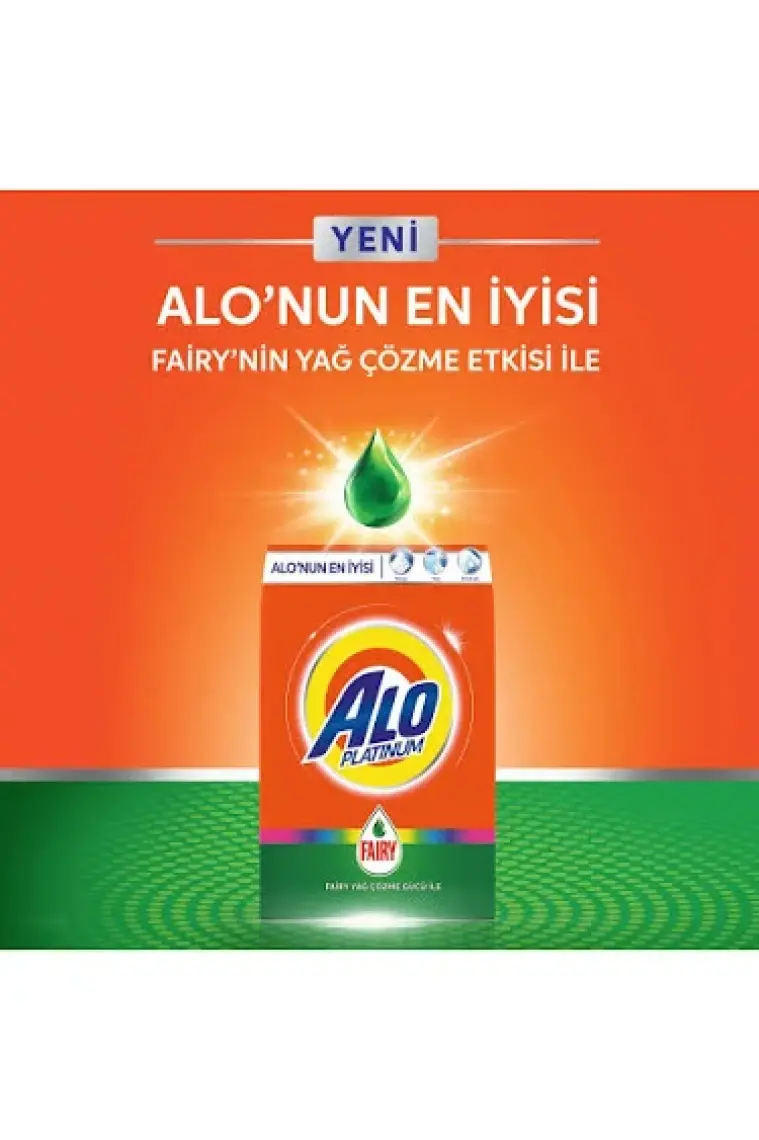 Alo Platinum 5 kg Toz Çamaşır Deterjanı Fairy Etkili Renkliler İçin