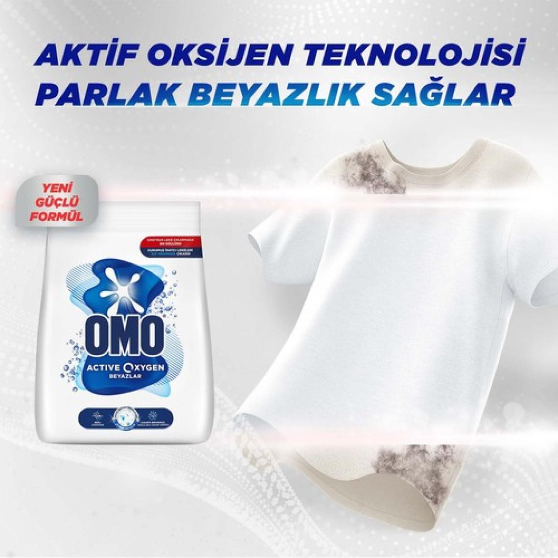 Omo Active Oxygen Beyazlar Toz Deterjanı 6 KG