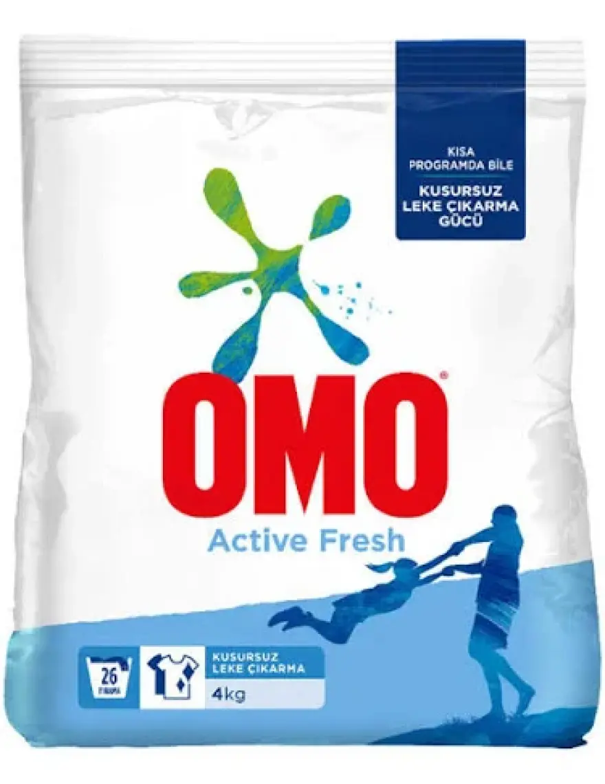 Omo Active Fresh Beyazlar 4 kg Toz Çamaşır Deterjanı