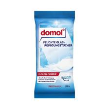 Domol Islak Temizlik Bezi Cam, Parlak Yüzeyler Için 20'li Paket