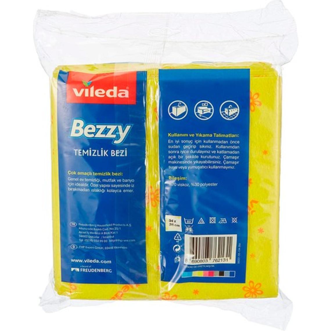 Vileda Bezzy 10'lu Temizlik Bezi