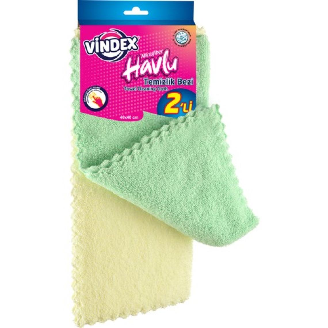 Vindex Mikrofiber Havlu Temizlik Bezi 40X40 2'li
