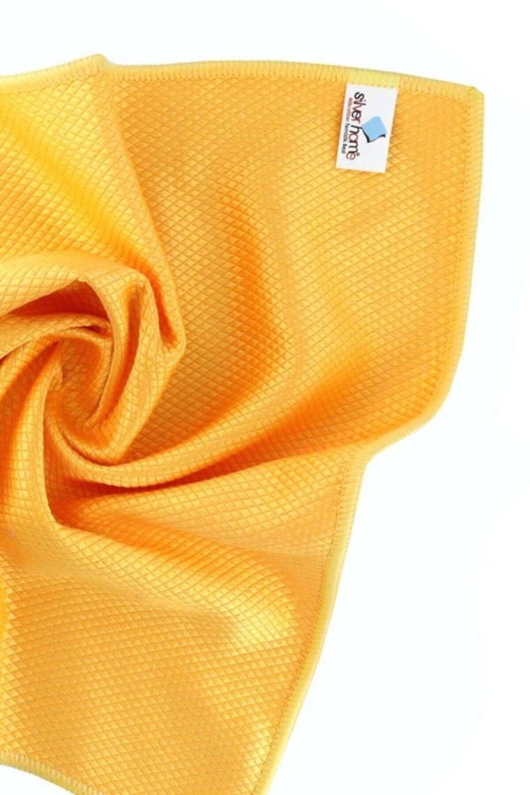Mikrofiber 40x40cm 5li Baklava Desen Cam Temizlik Bezi - Renkli