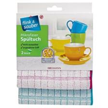 Flink & Sauber Mutfak Bezi Mikrofiber Durula 2'lı