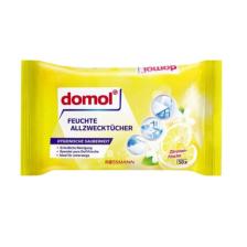 Domol Limon Kokulu Yüzey Temizleme Mendili 50'li
