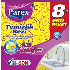 Parex (%30 Microfiber) Temizlik Bezi 8'li