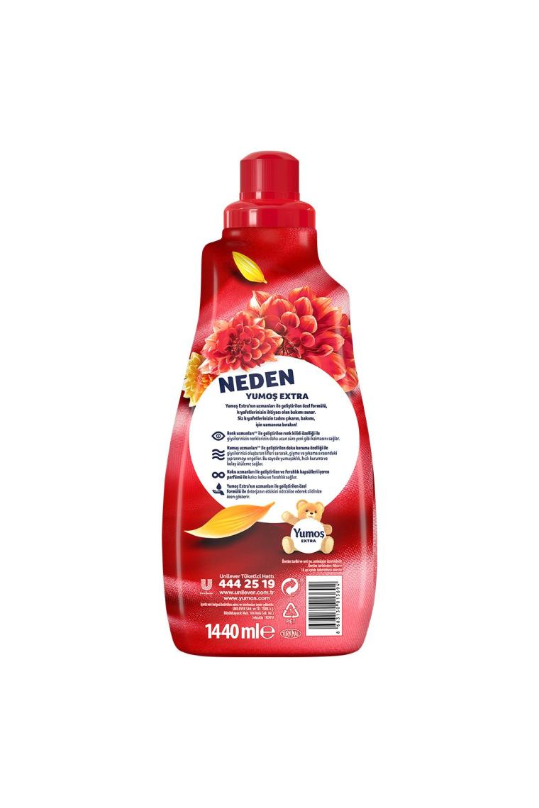 Extra Konsantre Çamaşır Yumuşatıcısı Amber 1440 ml 60 Yıkama 4adet