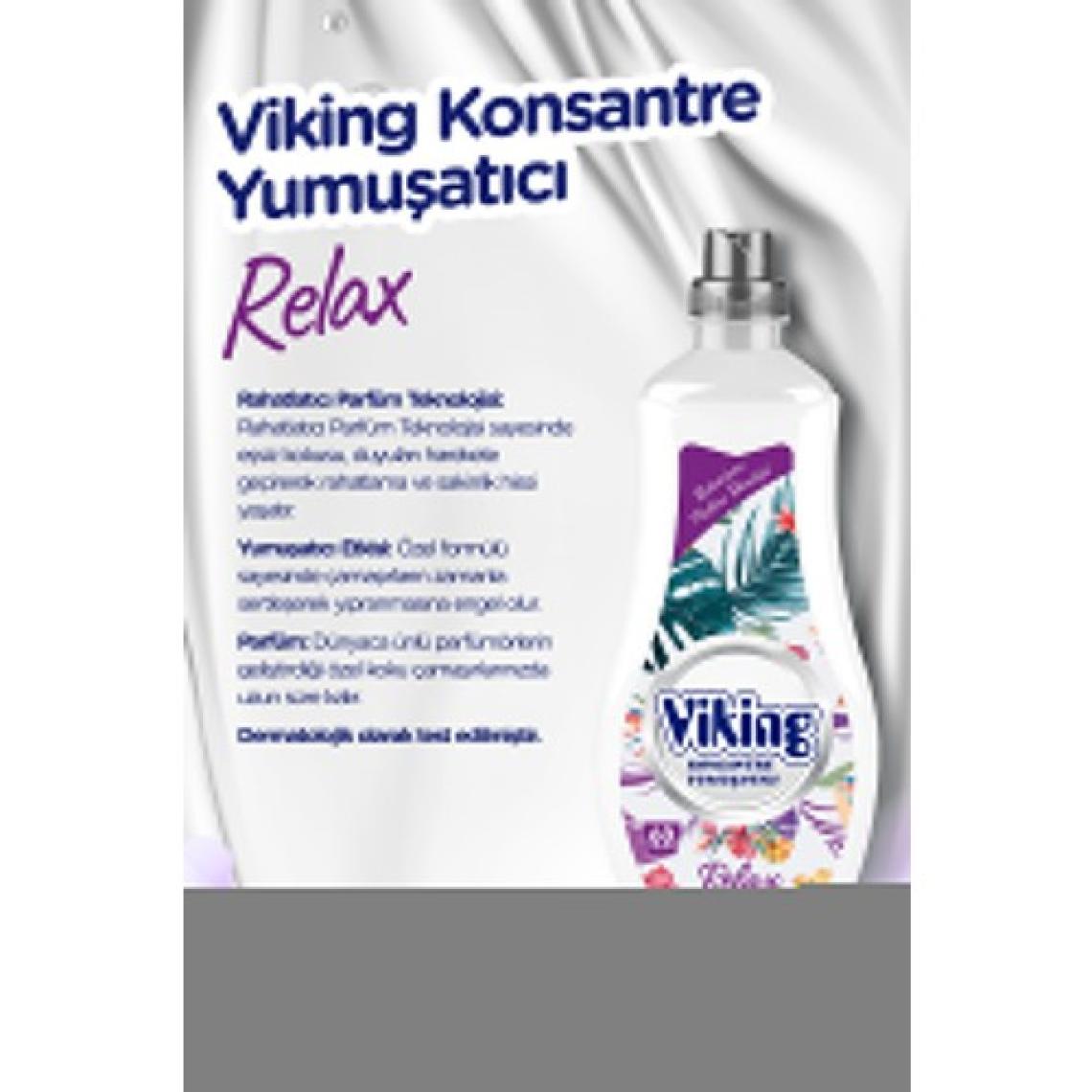Viking Yumuşatıcı Relax 1440 ml 60 Yıkama 2 Adet
