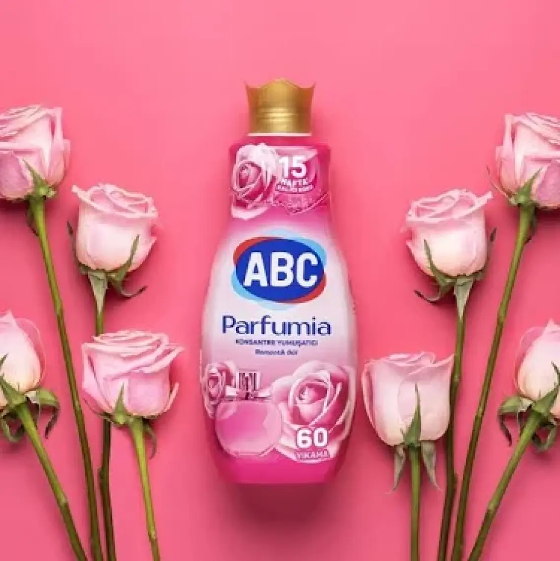 ABC Parfumia Konsantre Yumuşatıcı Romantik Gül 1440 ml
