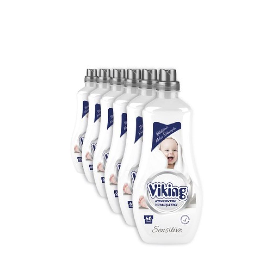 Viking Yumuşatıcı Sensitive 1440 ml 60 Yıkama 6 Adet