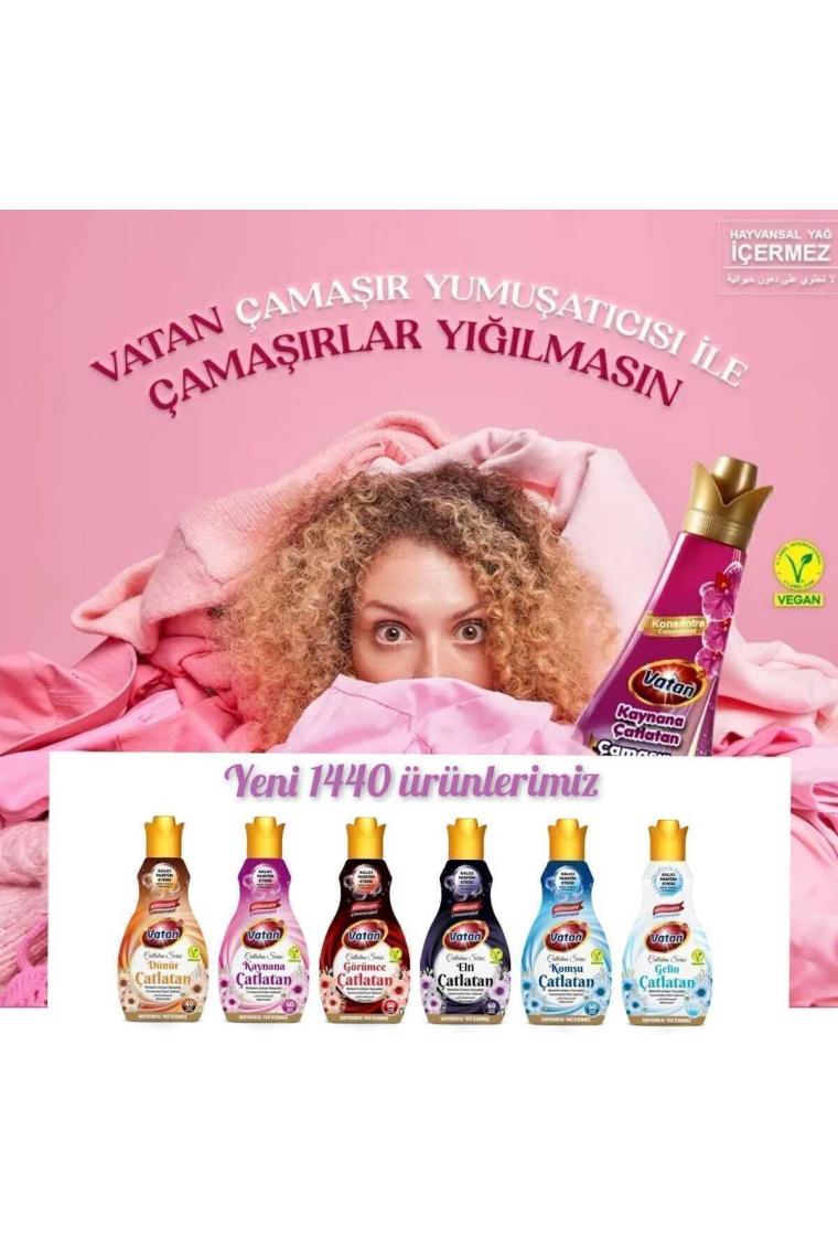 Vatan Komşu Çatlatan Konsantre 1440 ml 60 Yıkama
