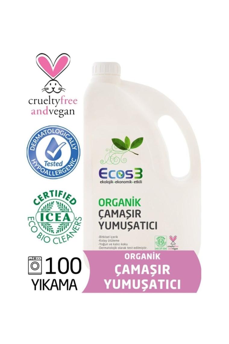 Organik Konsatre Çamaşır Yumuşatıcı 2500 ml - 100 Yıkama