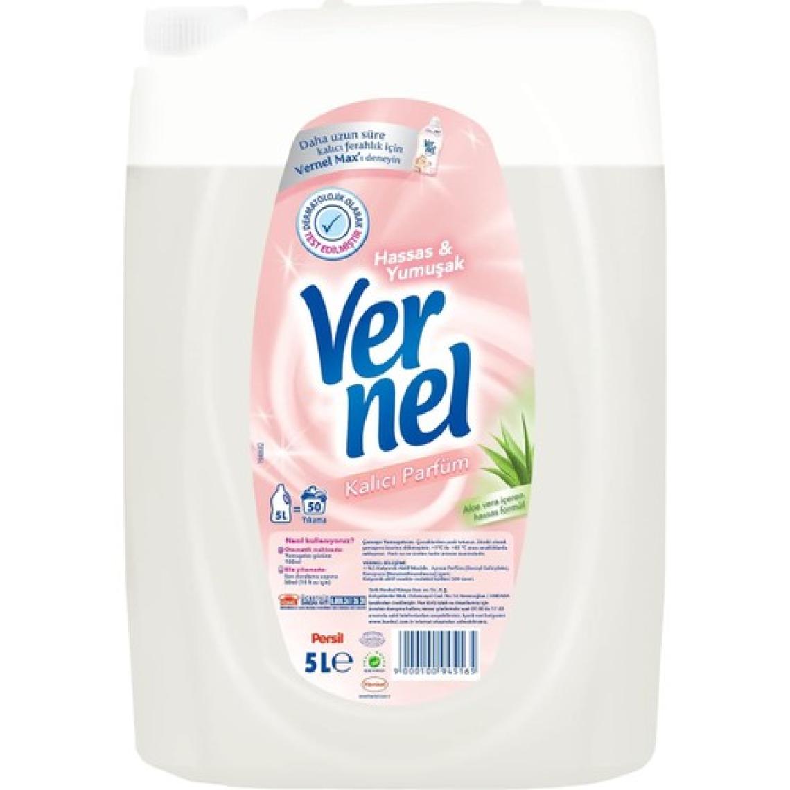 Vernel Çamaşır Yumuşatıcısı 5 Lt (50 Yıkama) Hassas & Yumuşak