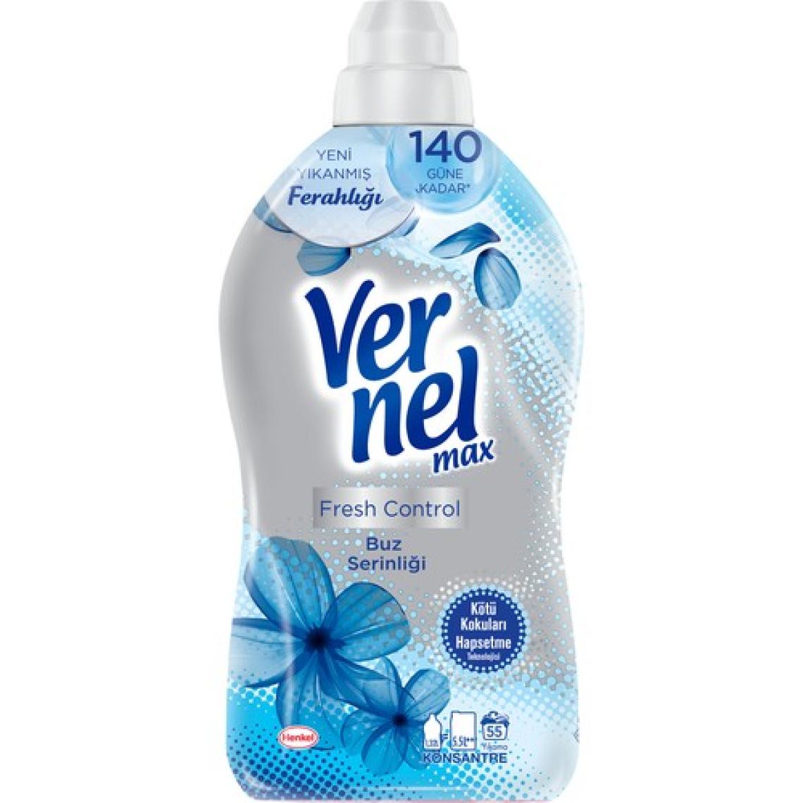 Vernel Max Konsantre Çamaşır Yumuşatıcısı 1320ml (55 Yıkama) Buz Serinliği