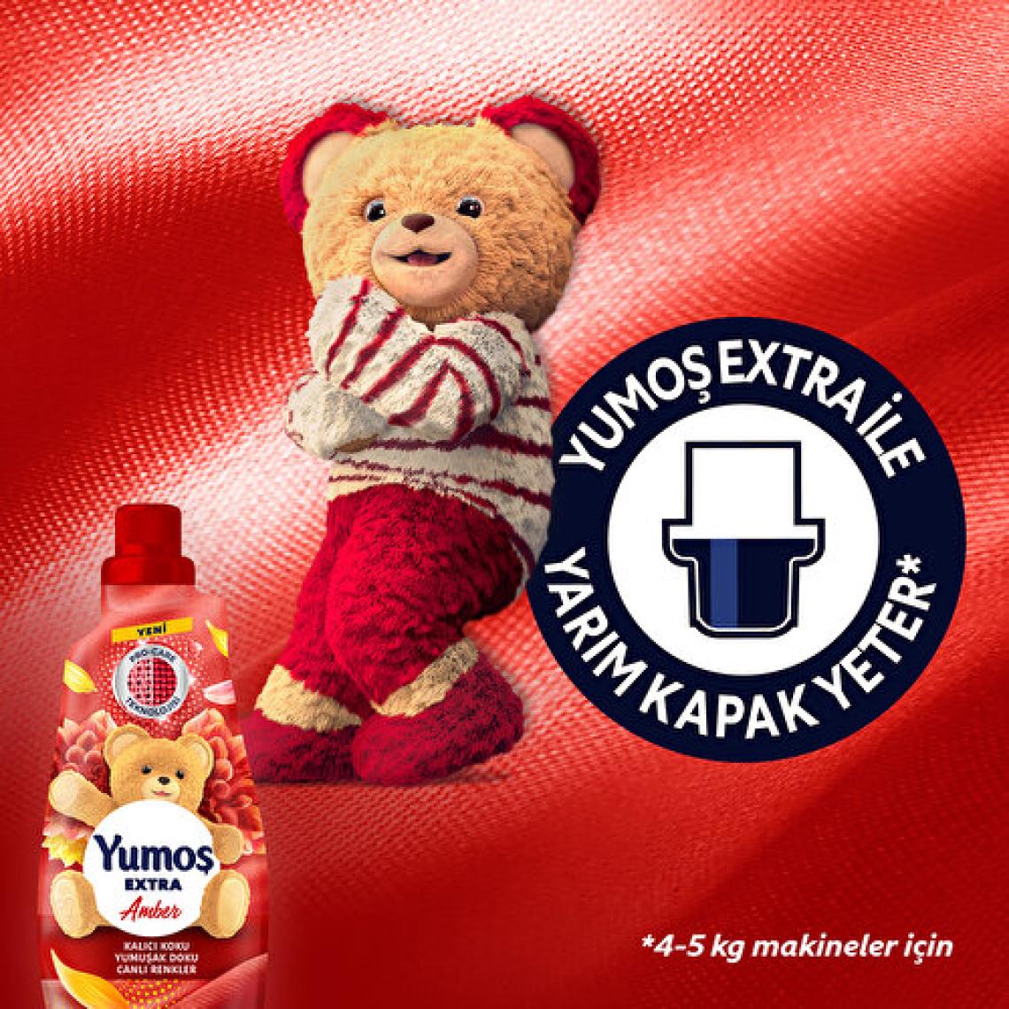 Yumoş Extra Amber Yumuşatıcı 60 Yıkama 1.44 lt