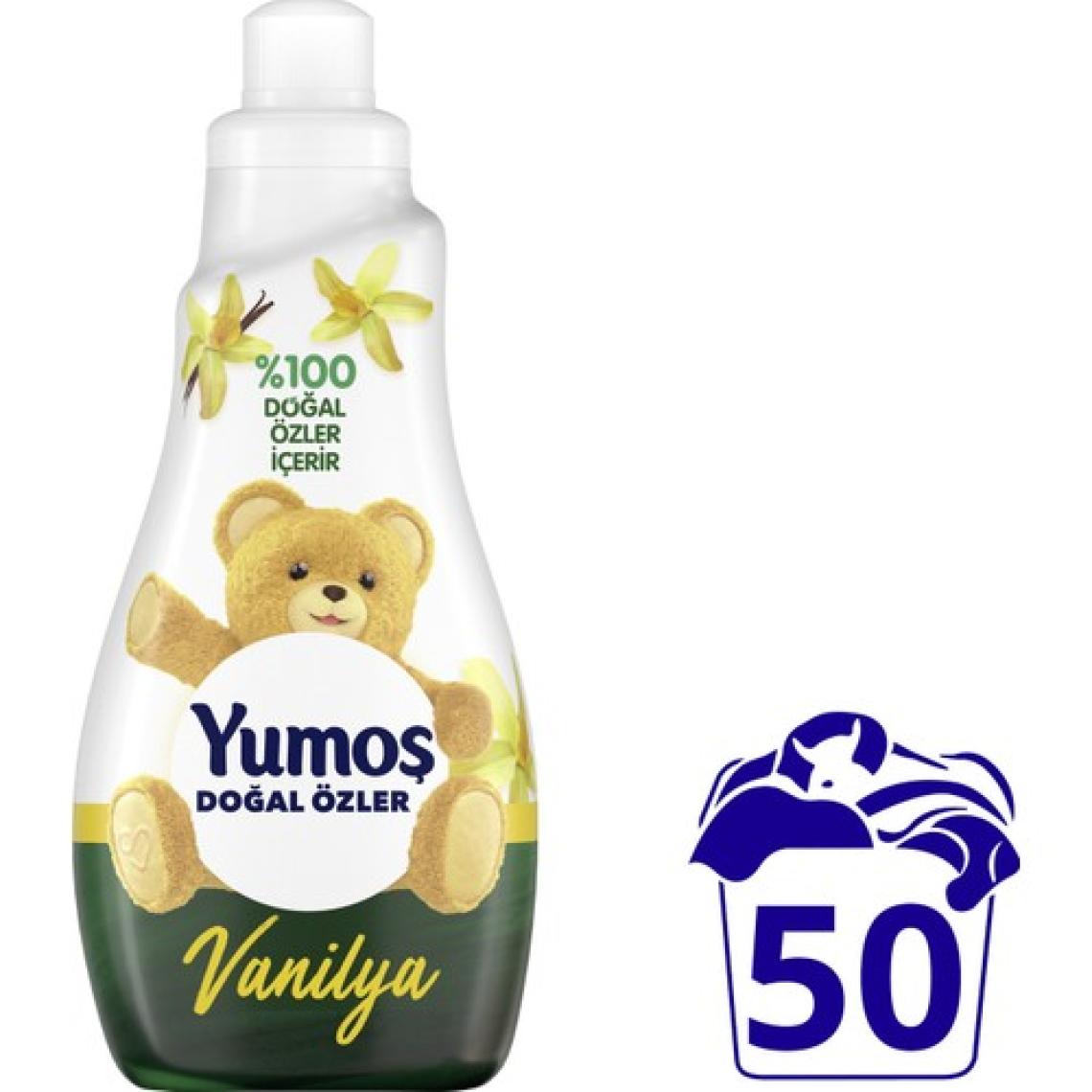 Yumoş Doğal Özler Konsantre Çamaşır Yumuşatıcısı Vanilya 1200 ml