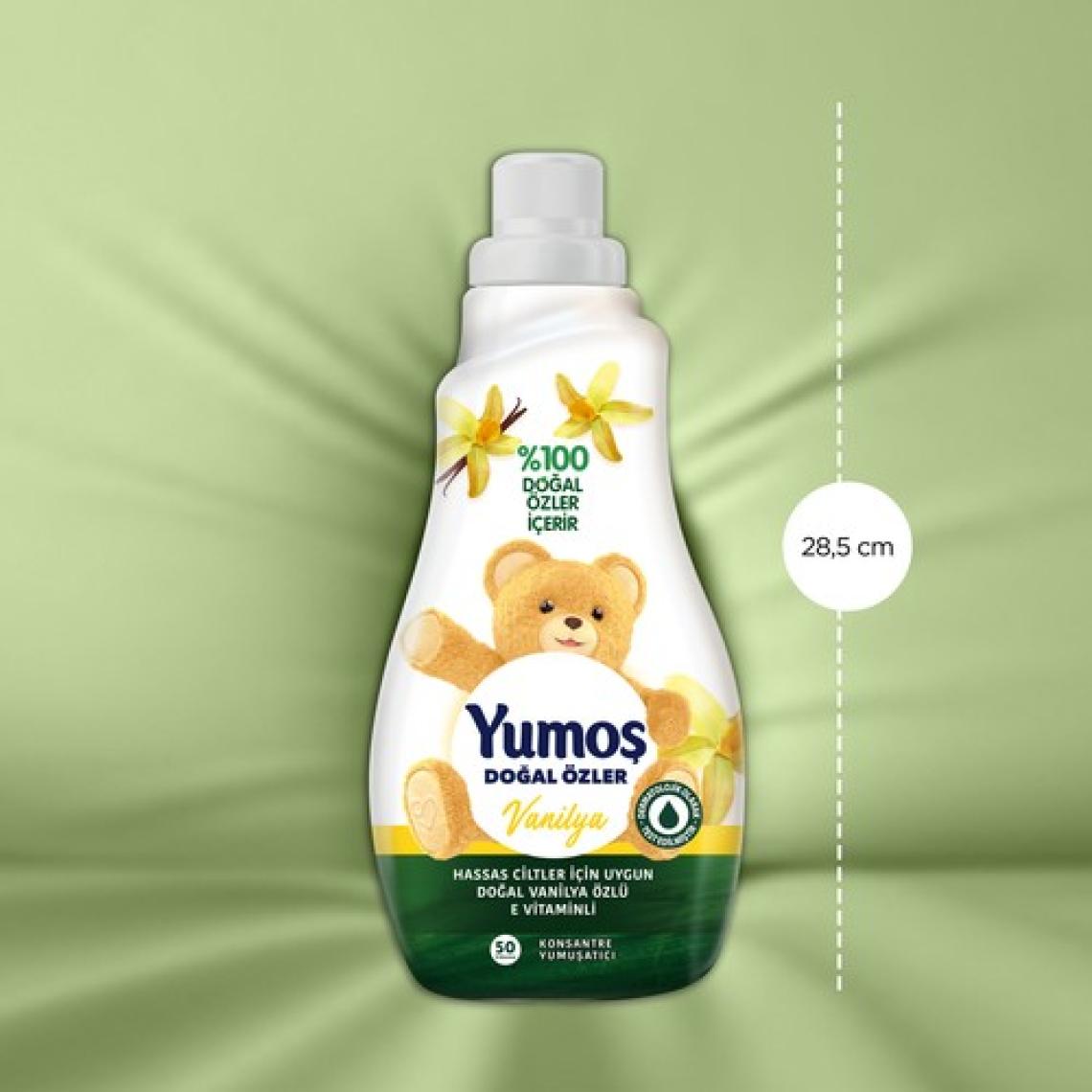 Yumoş Doğal Özler Konsantre Çamaşır Yumuşatıcısı Vanilya 1200 ml
