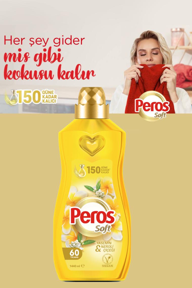 Peros Konsantre Yumuşatıcı Yasemin Saflığı 1440 ml X 2' li
