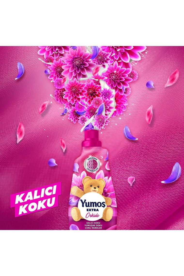 Extra Konsantre Çamaşır Yumuşatıcısı Orkide 1440 ml 60 Yıkama 4 Adet