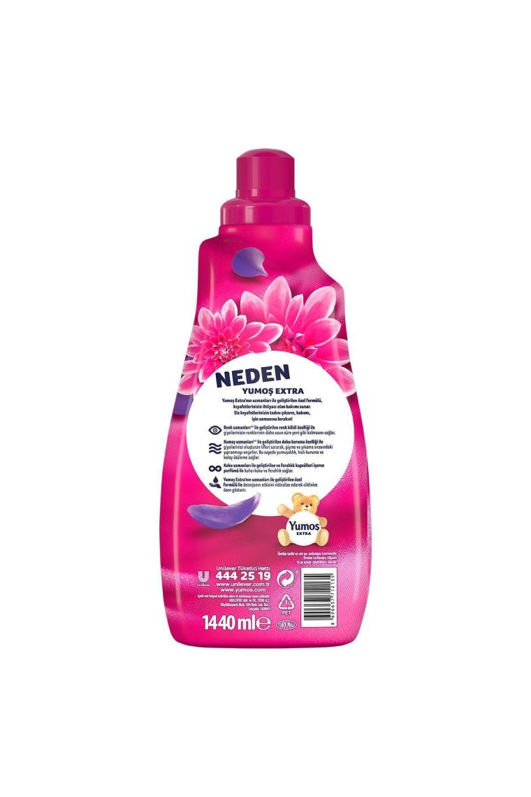 Extra Konsantre Çamaşır Yumuşatıcısı Orkide 1440 ml 60 Yıkama 4 Adet