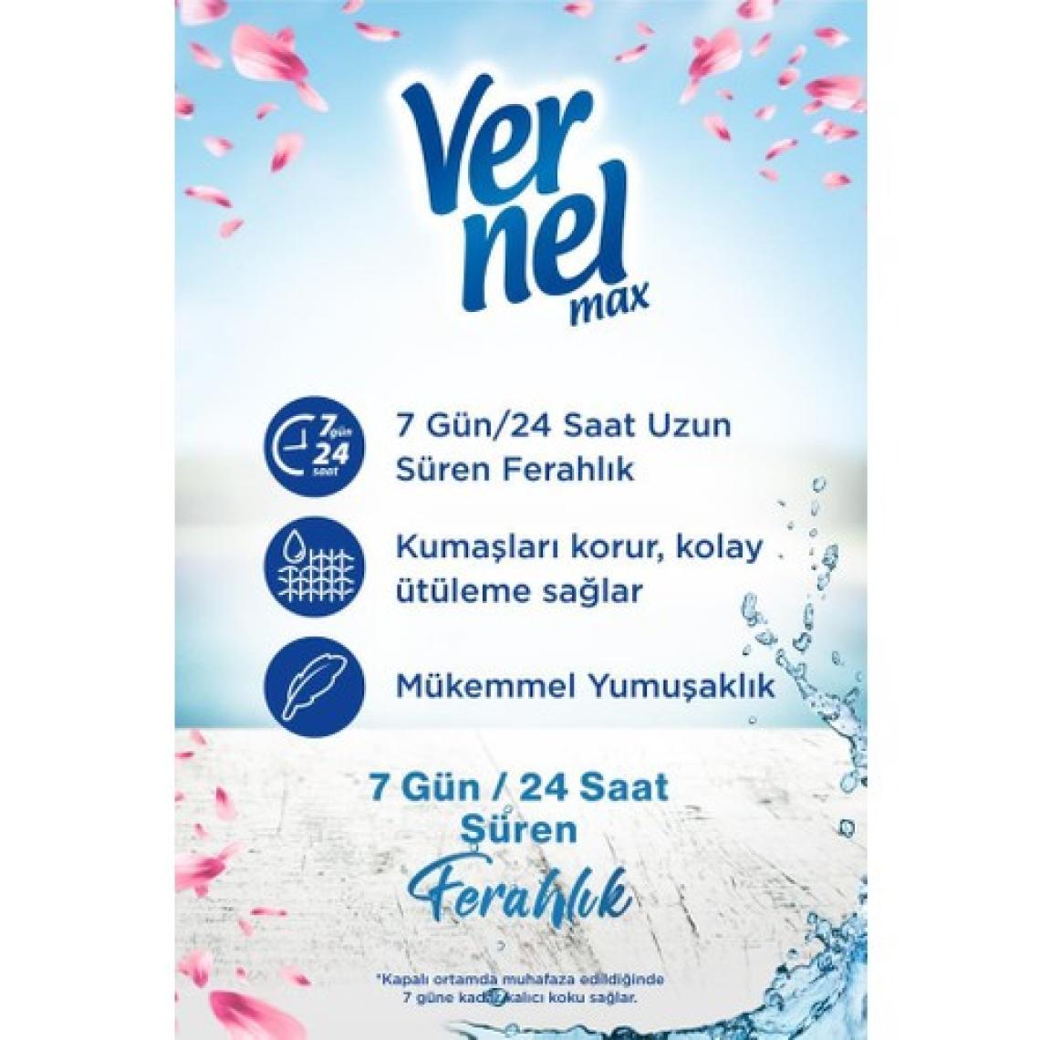 Vernel Max Taze Lavanta 2x1.44L & Vernel Max Sensitive 2x1.44L