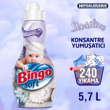 Soft Konsantre Çamaşır Yumuşatıcısı Sensitive 1440 ml Ekonoipaketi 4'lü