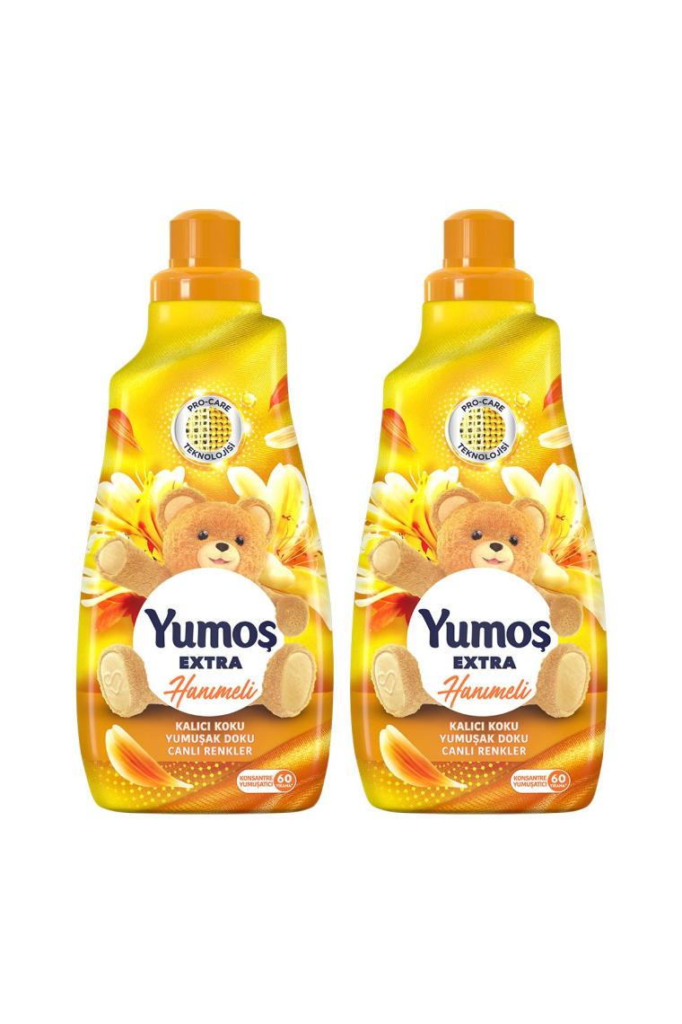 Extra Konsantre Çamaşır Yumuşatıcısı Hanımeli 1440 ml 60 Yıkama 2 Adet