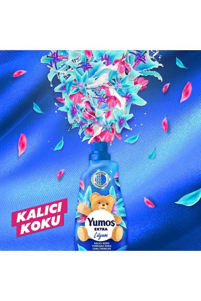 Extra Konsantre Çamaşır Yumuşatıcısı Lilyum 1440 ml 60 Yıkama 2 Adet