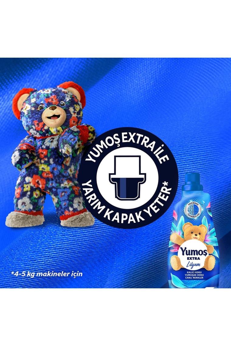Extra Konsantre Çamaşır Yumuşatıcısı Lilyum 1440 ml 60 Yıkama 2 Adet