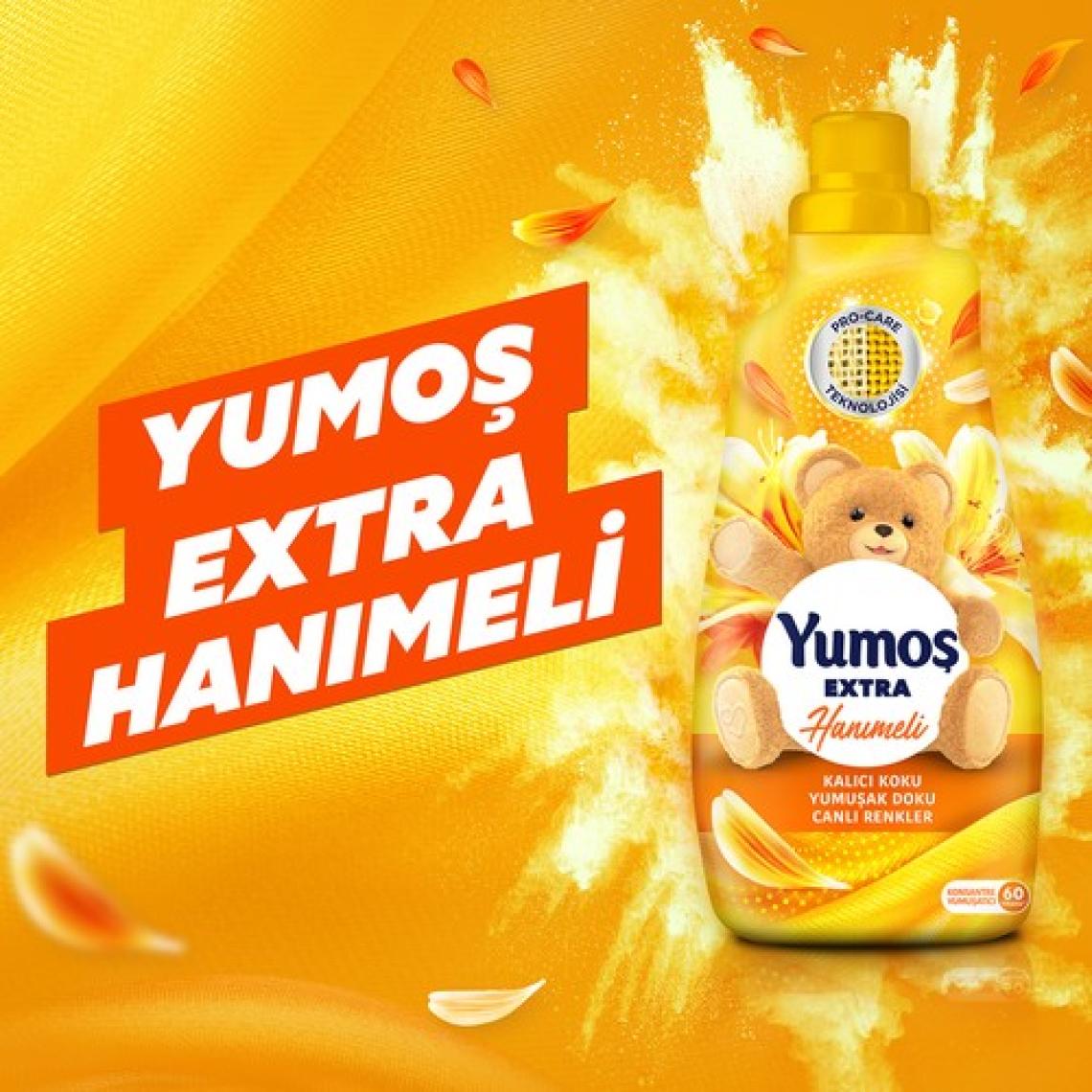Yumoş Extra Hanımeli Yumuşatıcı 60 Yıkama 1.44 lt