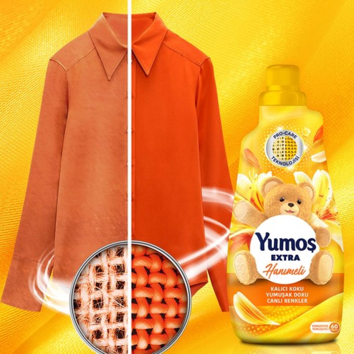Yumoş Extra Hanımeli Yumuşatıcı 60 Yıkama 1.44 lt