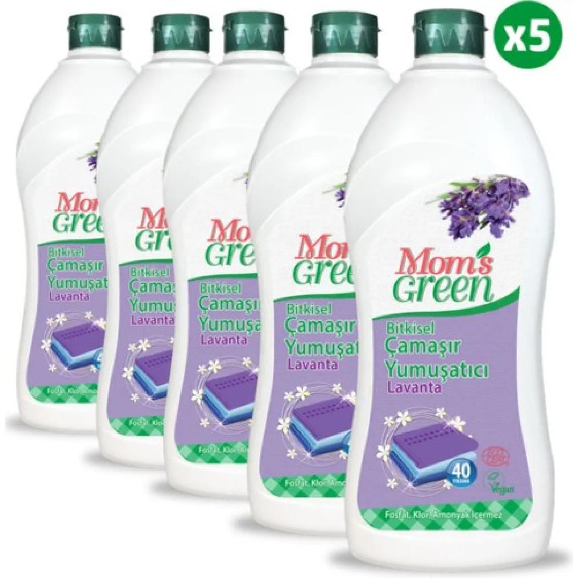 Mom's Green 5'li Set Mom's Green Organik Lavantalı Çamaşır Yumuşatıcı 5*750 ml // 200 Yıkama