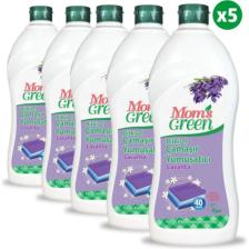 Mom's Green 5'li Set Mom's Green Organik Lavantalı Çamaşır Yumuşatıcı 5*750 ml // 200 Yıkama