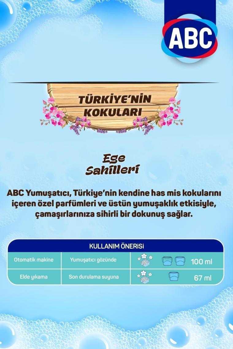 ABC Türkiye'nin Kokuları Ege Sahileri 5 lt Yumuşatıcı