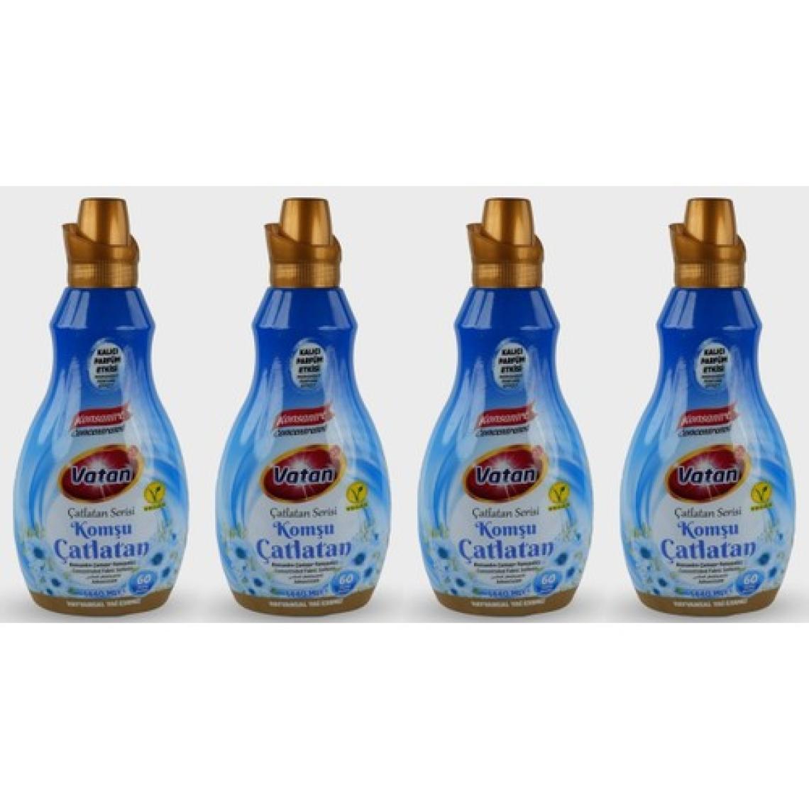 Vatan Komşu Çatllatan Konsantre 1440 ml 60 Yıkama 4 Adet
