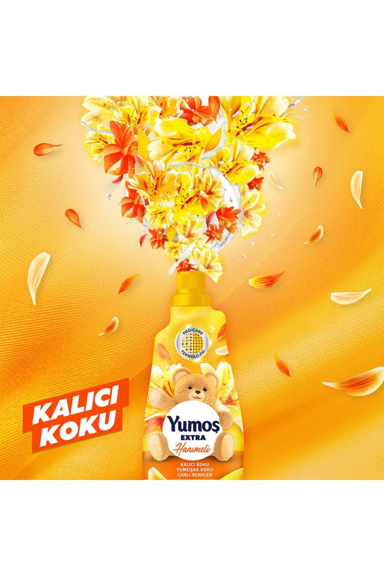 Extra Konsantre Çamaşır Yumuşatıcısı Hanımeli 1440 ml 60 Yıkama 4 Adet