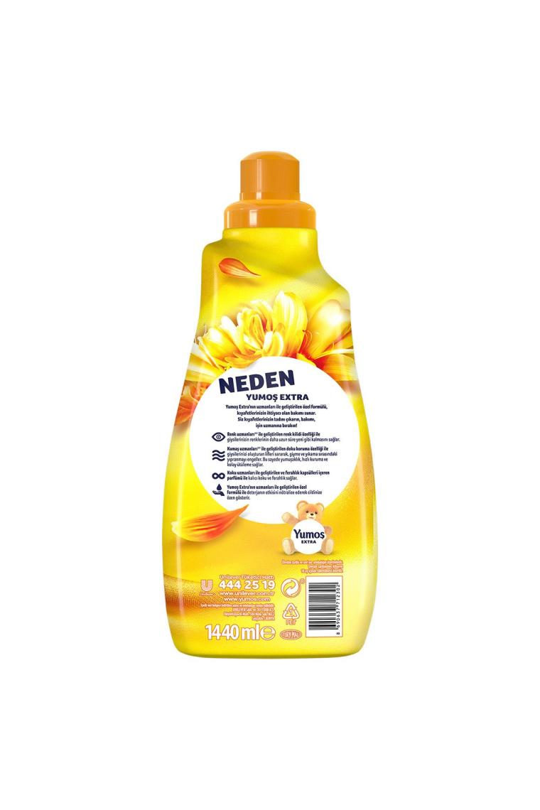Extra Konsantre Çamaşır Yumuşatıcısı Hanımeli 1440 ml 60 Yıkama 4 Adet