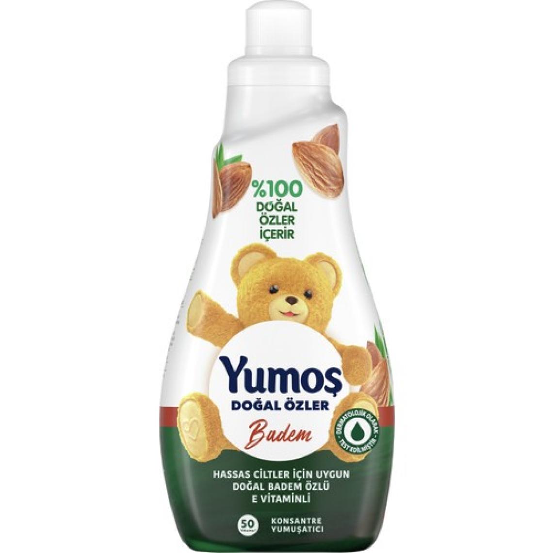 Yumoş Konsantre Çamaşır Yumuşatıcısı Doğal Özler Badem 1200 ML 50 Yıkama