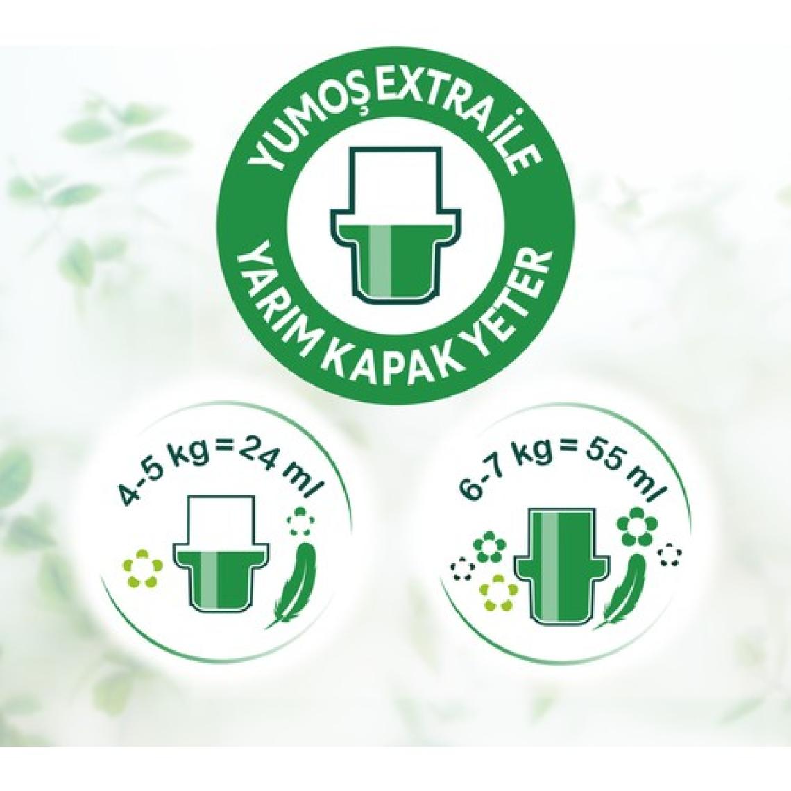 Yumoş Konsantre Çamaşır Yumuşatıcısı Doğal Özler Badem 1200 ML 50 Yıkama