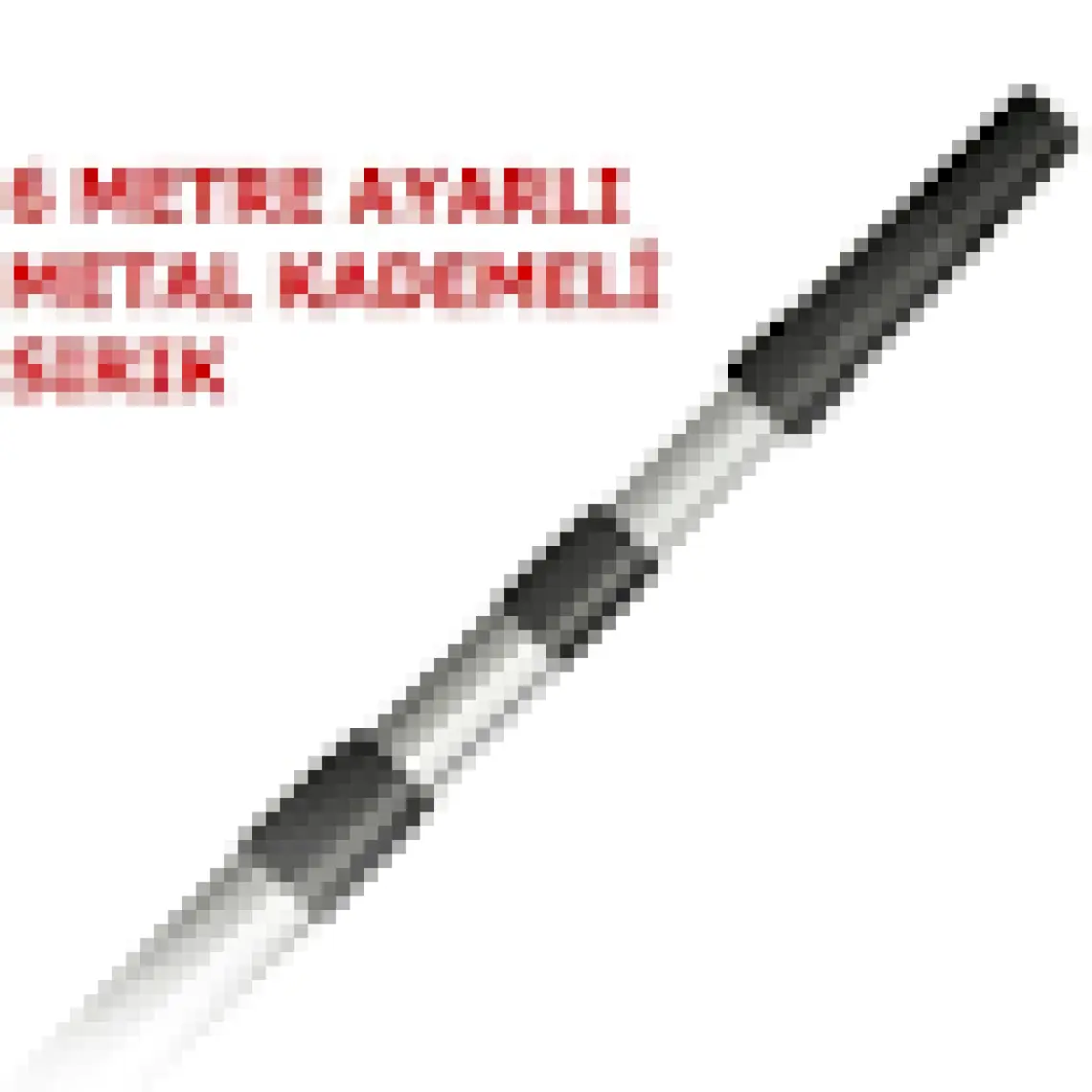 İzmir Fırça Teleskopik Uzatmalı Metal Sap 6 Metre Ayarlı Sırık