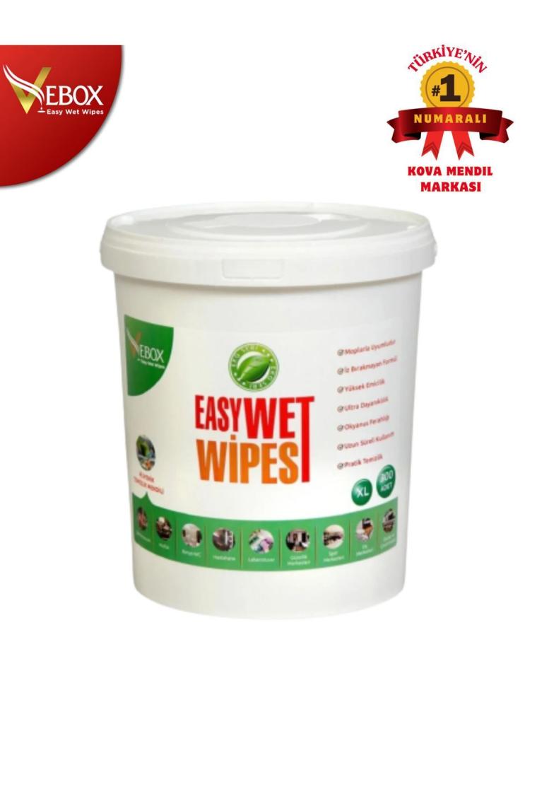 Vebox Easy Wet Wipes Kokusuz Islak Mendil Eko 300 Yaprak