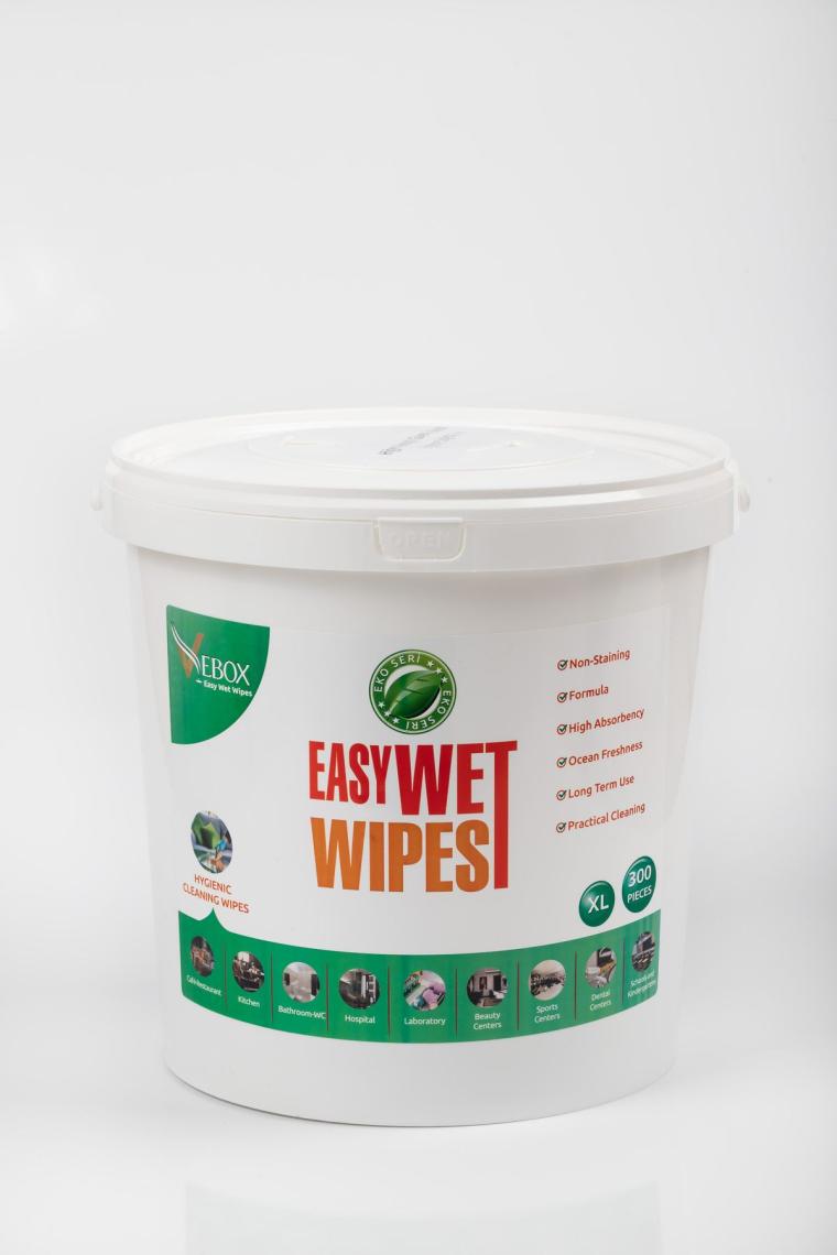 Vebox Easy Wet Wipes Kokusuz Islak Mendil Eko 300 Yaprak