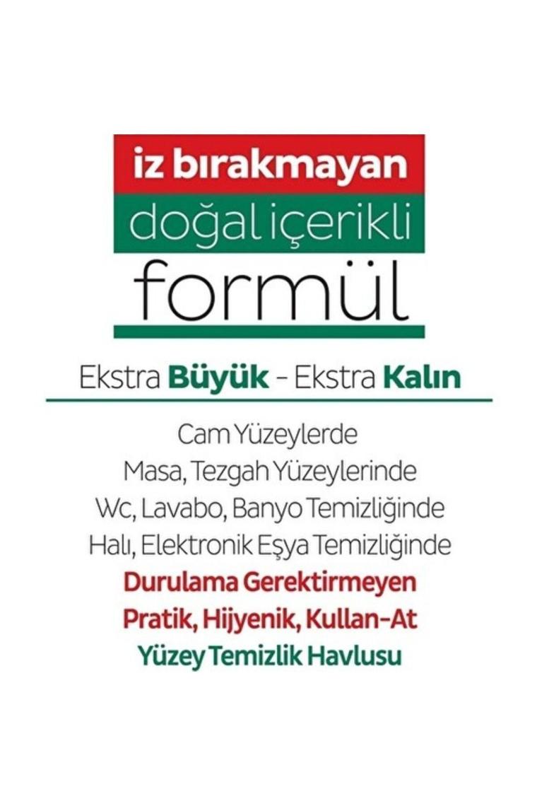 Sleepy Easy Clean Yüzey Temizlik Havlusu 50 Yaprak