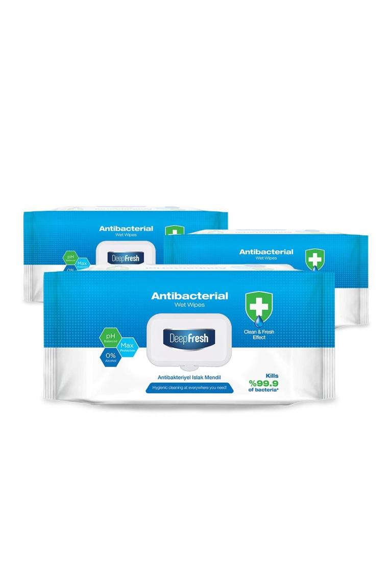 Antibakteriyel Islak Mendil 3 X 100 Yaprak