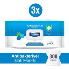 Antibakteriyel Islak Mendil 3 X 100 Yaprak