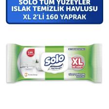Tüm Yüzeyler Islak Temizleme Havlusu XL 2'li 160 Yaprak