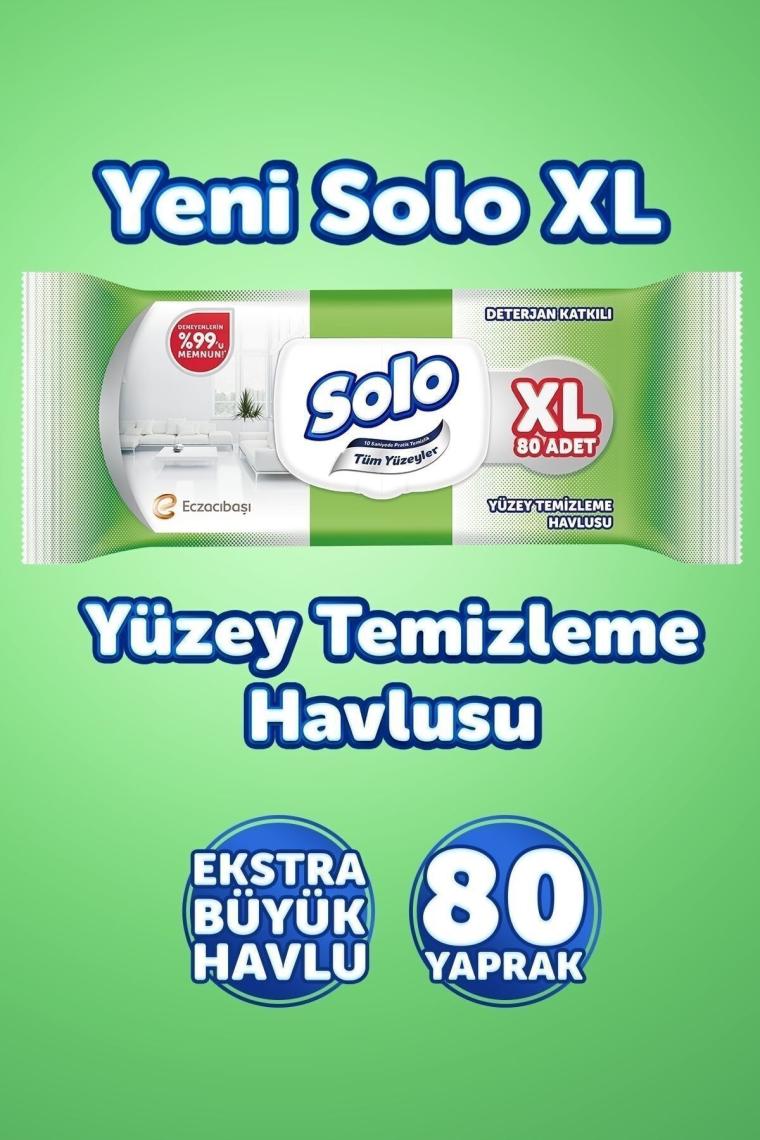 Tüm Yüzeyler Islak Temizleme Havlusu XL 2'li 160 Yaprak