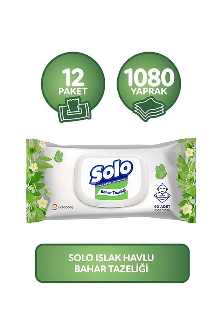Islak Havlu Bahar Tazeliği 12'li Set 1080 Yaprak