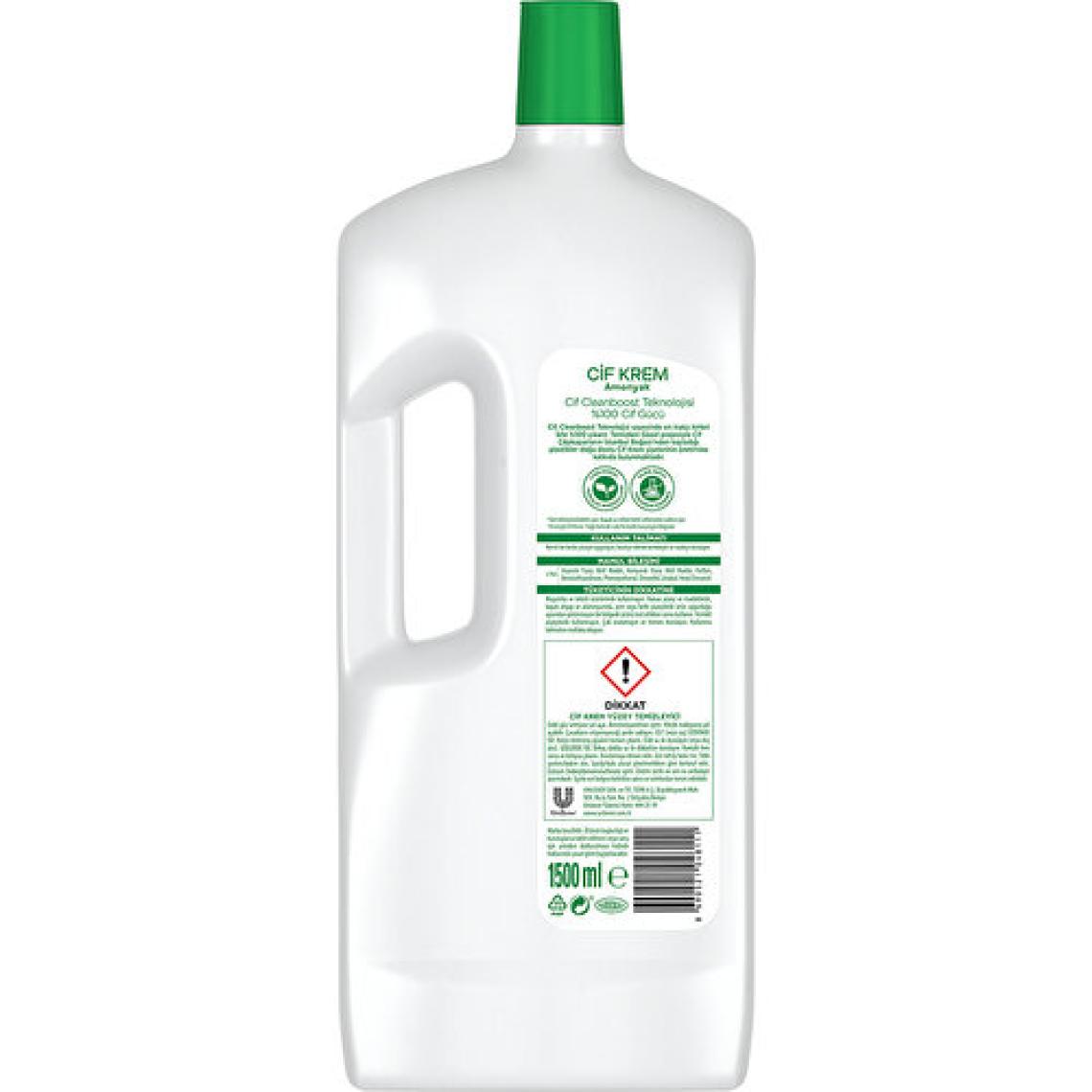 Cif Cleanboost Krem Amonyak Yüzey Temizleyici1.5 lt